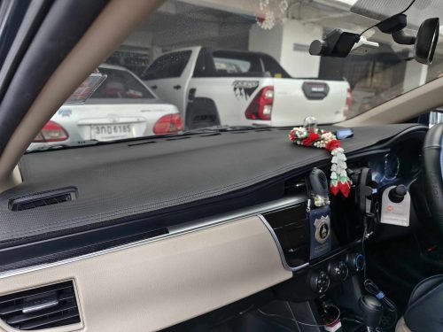 Click to view full screen พรมหนัง Taplo พร้อมลายคาร์บอนเกรดสูง photo review