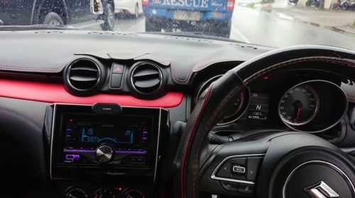 Premium Leather Dashboard Cover Mat photo review