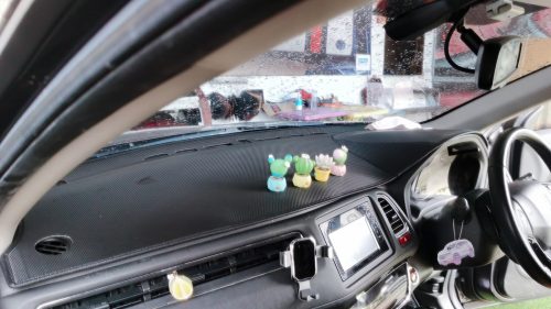 Premium Leather Dashboard Cover Mat photo review