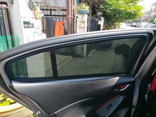 Click to view full screen Car magnetic sun shade, Car Side Window Screens Sun Shade Curtain Accessories with UV Rays Heat and Privacy Protection Custom Sunshades photo review