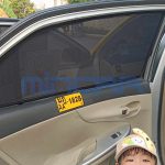 Car magnetic sun shade, Car Side Window Screens Sun Shade Curtain Accessories with UV Rays Heat and Privacy Protection Custom Sunshades photo review