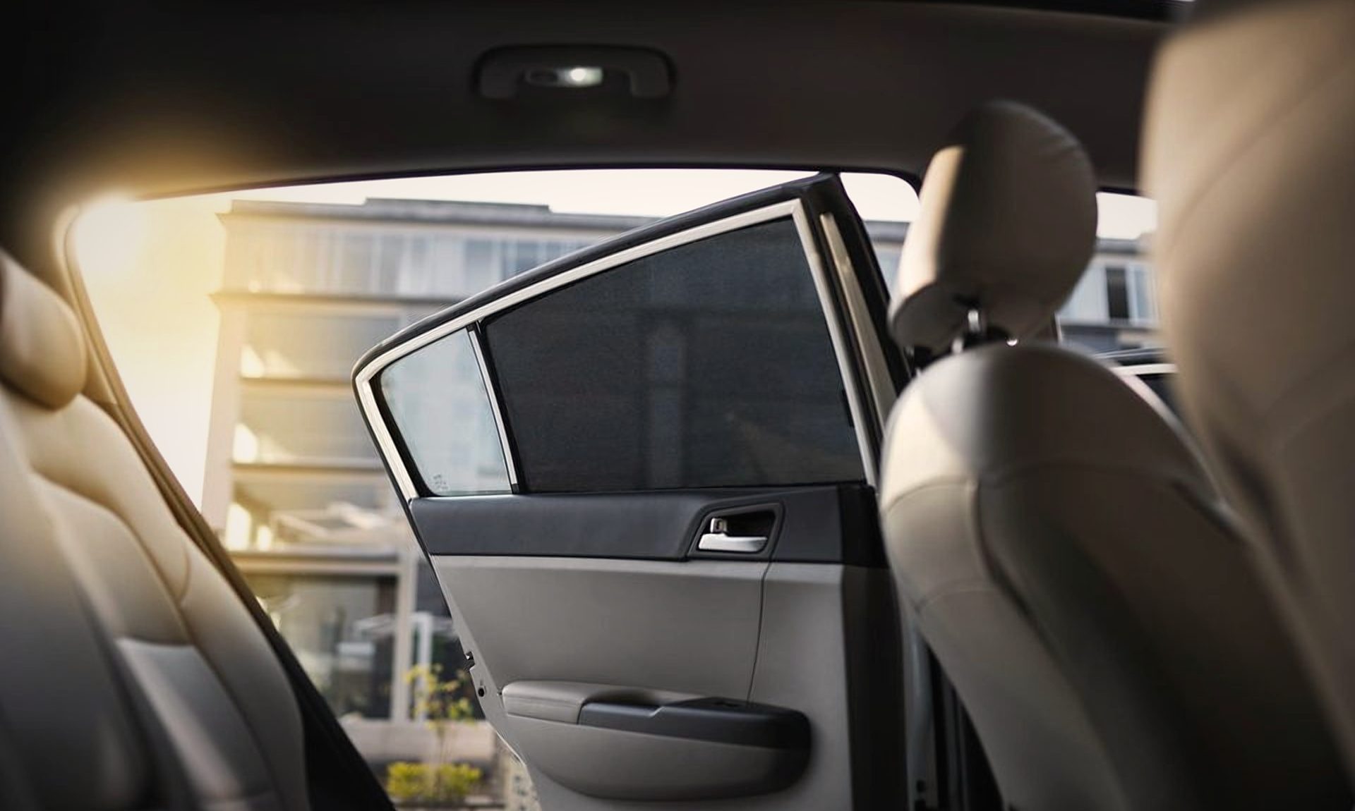 Magnetic shades add privacy